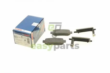 Колодки гальмівні (задні) Honda Civic V/VI 91-01/CRX II/Prelude III 87-92/Rover 93-05 BOSCH 0 986 461 131