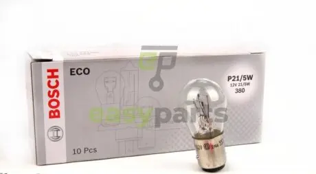 Автолампа P21/5W 12V 21/5W BAY15d Eco BOSCH 1987302814