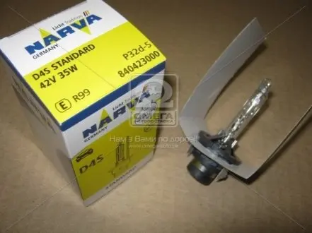 Автолампа ксенонова (D4S 12V P32d-5) NARVA 84042