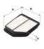 Фільтр повітряний Suzuki Grand Vitara 1.9DDiS/3.2 V6 06-15/2.4 08- WIX FILTERS WA9648 (фото 1)
