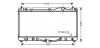 Радиатор охлаждения TOYOTA CAMRY (01-) 3.0i AT (AVA) AVA COOLING TO2303 (фото 1)