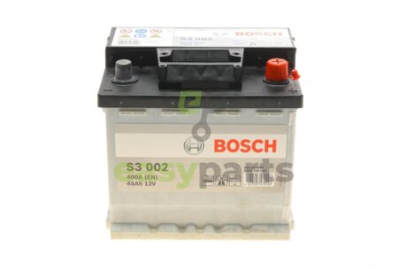 Акумуляторна батарея 45Ah/400A (207x175x190/+R) S3 BOSCH 0092S30020