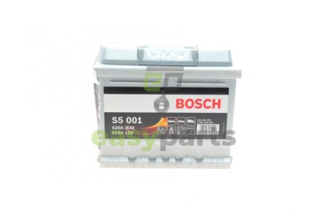 Акумуляторна батарея 52Ah/520A (207x175x175/+R/B13) BOSCH 0092S50010