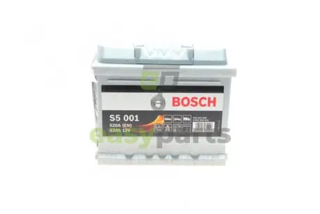 Акумуляторна батарея 52Ah/520A (207x175x175/+R/B13) BOSCH 0092S50010