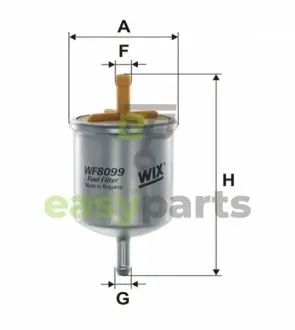 Фільтр паливний Ford Maverick/Opel Campo/Isuzu Trooper 87-98 WIX FILTERS WF8099
