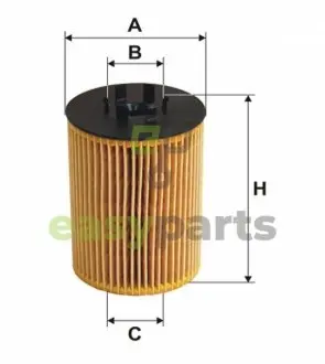Фільтр масляний BMW 5 (E60/E61)/6 (E63/E64)/7 (E65/E66)/X5 (E53) 3.6-4.8i N62 01-06 WIX FILTERS WL7449