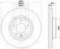Диск гальмівний PRO перед. прав. Audi Q7 3.0TDI/Porsce Cayenne/VW Touareg 3.0TDI-6.0TDI 09.02- HELLA 8DD355109-781 (фото 4)