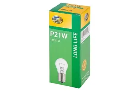 Лампа 12V P21W 21W BA15s LONG LIFE HELLA 8GA002073271