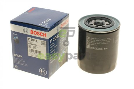 Фільтр масляний Mitsubishi Galant/Lancer 1.8D/TD/2.0D BOSCH 0986452042 (фото 1)