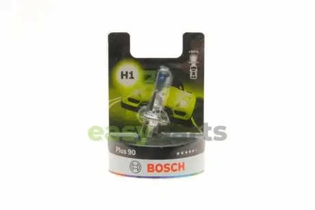 Автолампа H1 12V 55W P14.5s Plus 90 (BL) BOSCH 1987301076
