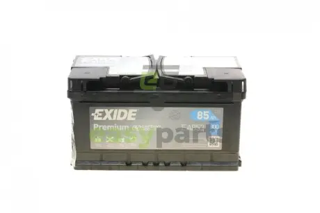 Акумуляторна батарея 85Ah/800A (315x175x175/+R/B13) Premium EXIDE EA852