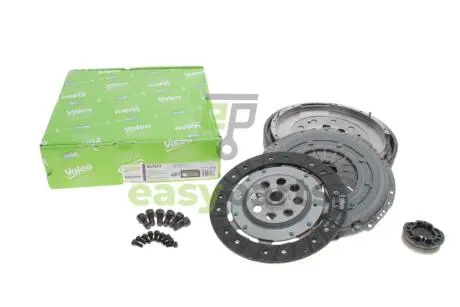 Демпфер + комплект зчеплення VW Caddy 1.9TDI 77kw 04-10/Golf V 1.6TDI 66-77kw 03-08 (+вижимний) Valeo 837073