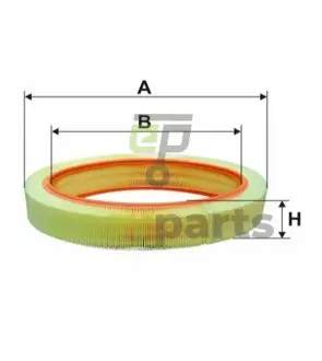 Фільтр повітряний MB W126 / AE328 (WIX-Filtron) WIX FILTERS WA6014