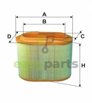 Фільтр повітряний Hyundai H200 2.5TD/D 97-07 WIX FILTERS WA6570