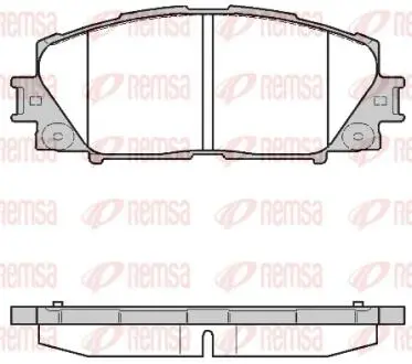 Колодки гальмівні дискові REMSA 1224 10