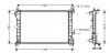 AVA FORD Радіатор охолодження Focus 1.6 98- AVA COOLING FD2379 (фото 1)