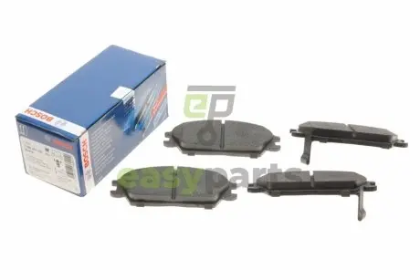 Колодки гальмівні (передні) Hyundai Accent I/II 94-05/Getz 02-10/Elantra 90-00/Pony 85-95 BOSCH 0 986 461 127