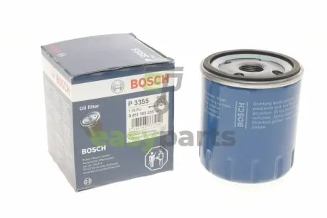 Фільтр масляний Citroen/Fiat/Peugeot/Renault 1.9D/2.0HDI/2.5D/2.0 16V BOSCH 0451103355 (фото 1)