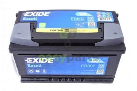 Акумулятор EXIDE EB802 (фото 1)