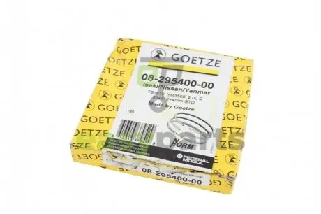 Кольца поршневые NISSAN 85.0 (2/2/4) LD20 GOETZE 08-295400-00