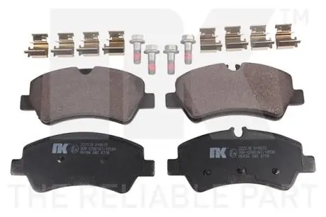 Гальмівнi колодки дискові зад. Ford Tranzit 2.2D 04.12- NK 222578