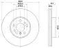 Диск гальмівний перед.BMW X3 (E83) X5 (E53) 3.0/4.4 00- HELLA 8DD 355 127-631 (фото 4)
