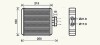 Радіатор обігрівача POLO4/IBIZA4/FABIA 02- VW6196 (Ava) AVA COOLING VN6196 (фото 1)