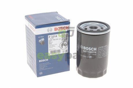 0451103314 BOSCH Фильтр масляный двигателя AUDI, SKODA, VW (пр-во Bosch)