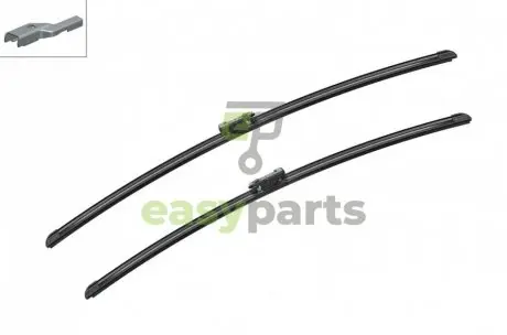 Щітки склоочисника (750/700мм) Ford Transit 12-/ Renault Espace V 15- BOSCH 3397014009