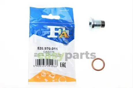Пробка піддону автомобіля Fischer Automotive One (FA1) 539.970.011