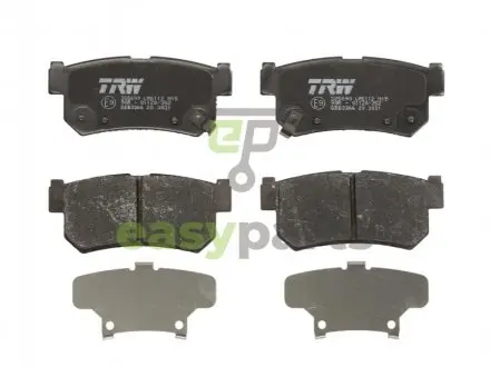 Гальмівні колодки зад. Ssang Yong 2.0XDi 06-/Korando 2.3D/Rexton 05- TRW GDB3366