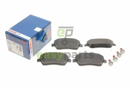 Колодки гальмівні (передні) Nissan Micra 10-/Note 13-/Tiida 07- BOSCH 0 986 494 573