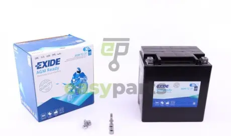 Акумуляторна батарея 30Ah/430A (166x126x175/+R/B00) (AGM) (мото) EXIDE AGM12-31