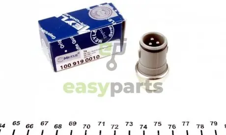 Датчик температури охолоджуючої рідини Audi 80/100/A6 2.0E 90-97 (3 конт.) (сірий) MEYLE 100 919 0010