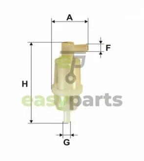 Фільтр паливний DIESEL (гусачок) WIX FILTERS WF8125