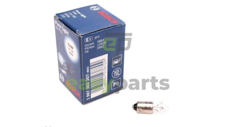 Автолампа T4W 12V 4W BA9s Pure Light BOSCH 1987302207