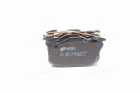 PEUGEOT гальмів.колодки передн.106,205,305,309,405,Renault 11,19,21,Clio,Rapid,Super 5 REMSA 0192.12