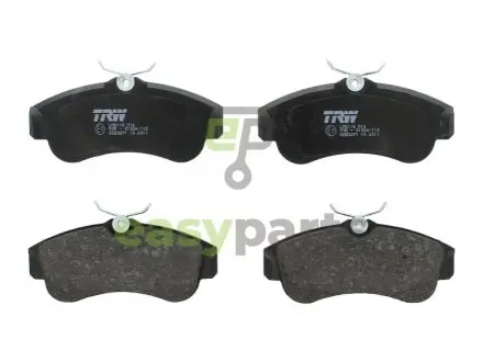 Колодка торм. диск. NISSAN ALMERA передн. TRW GDB3271