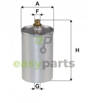 Фільтр паливний MB E-class (W124) 2.8-5.0 (M103/M104/M119) 93-95 WIX FILTERS WF8038