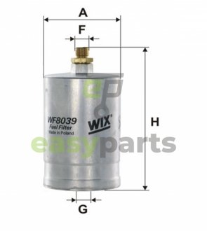 Фільтр паливний MB 123 (C123)/190 (W201) 1.8-6.0 71-05 M102/M110 WIX FILTERS WF8039
