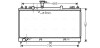 AVA MAZDA Радіатор охолодження 6 2.0 03- AVA COOLING MZ2224 (фото 1)