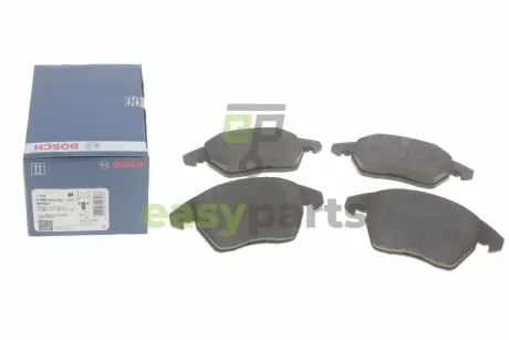 Колодки гальмівні (передні) Citroen C4 04-11/Peugeot 207/308 07-14/208 12-/307 03-09/3008 09-16 BOSCH 0 986 424 825