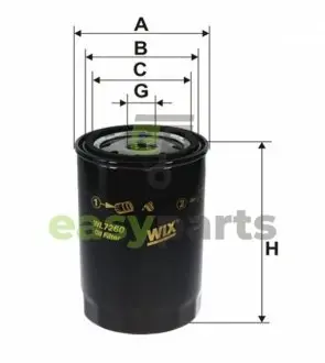 Фільтр масляний VW Passat/ Sharan 1.9TDI 93-01 WIX FILTERS WL7260