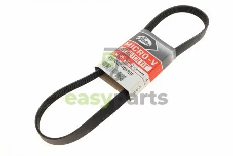 Ремінь генератора Ford Focus/Fiesta/Fusion/Mazda 2 1.25-1.6 98- Gates 6PK1042-1059SF