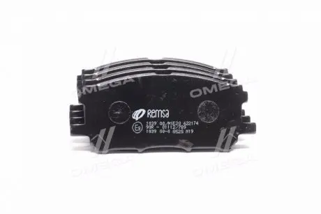 Гальмівні колодки дискові перед. Lexus RX 300 05.03- REMSA 1039.00