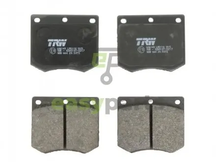 Колодка торм. диск. FORD ESCORT передн. TRW GDB660