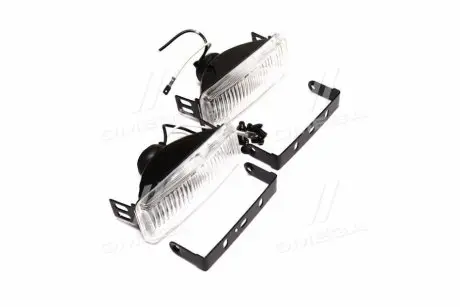 Фары дополнительные белые, H3/12V/55W,128*45mm <ДК> Дорожная Карта DK-W010