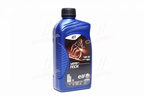 Масло моторн. MOTO 4 TECH 10W-50 (каністра 1л) ELF 213949