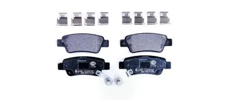 Гальмівні колодки дискові зад. Honda C-RV VIII 07- HELLA 8DB 355 013-591