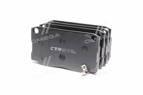 Фото 1 - колодки гальмівні дискові CTR CKKH-28 Колодки гальмівні дискові CTR CKKH-28 (фото 1)